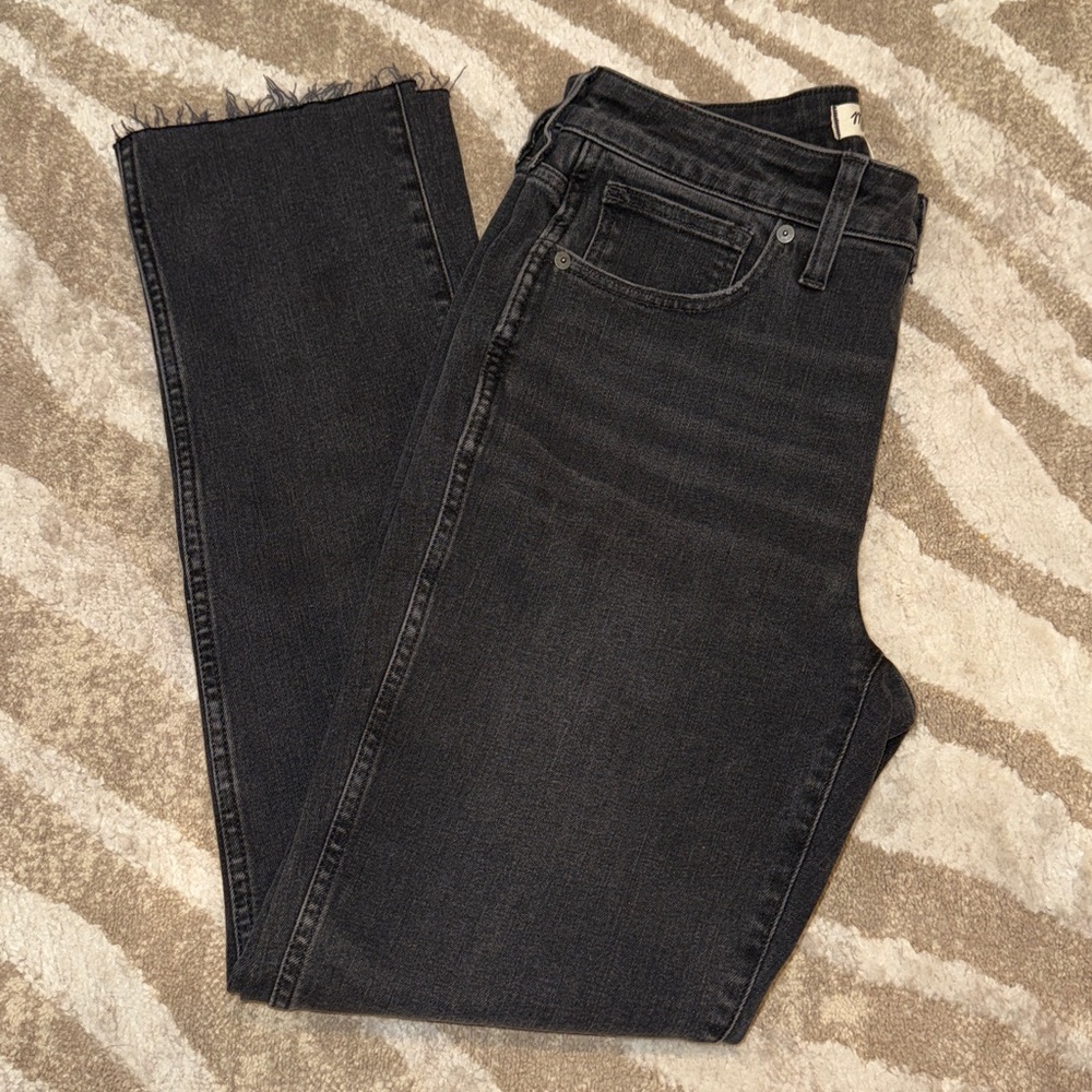 Madewell Women's Gray Stovepipe Jeans